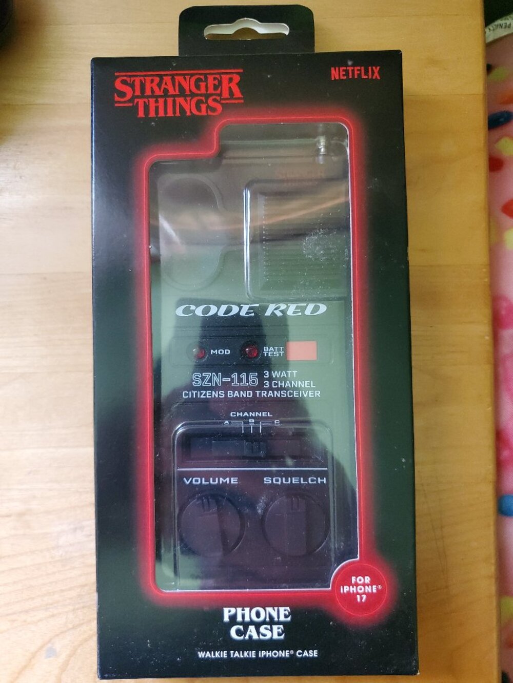 Stranger Things Walkie Talkie iPhone 17 Case
